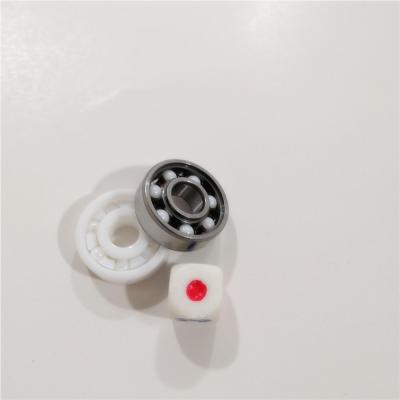 China Home Use 8*22*7mm Bearings Chrome Steel Ceramic Sealed Flanged Roller Skate Scooter Shielded Greased 608 Miniature Ball Bearings for sale