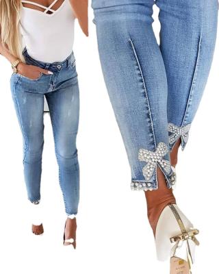 China New Design S 2XL Women's QUICK DRY Denim Pants Pants Women's Jeans Women's Jeans for sale