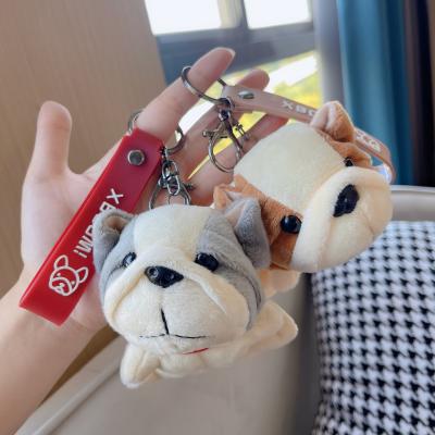 China Creative Animal Key Figure Cartoon Key Chain Promotion Gift Plush Toy Astronaut Car Bag Pendant Ornament for sale