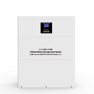 China Factory Wholesale Off Grid Solar Energy System Portable Solar Power Station Lithium Battery Storage System 3.5KW #01 for sale