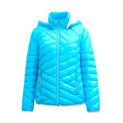 China Waterproof 2023 popular women jackets Autumn  winter Nylon   quilted padded casual  windproof  jacket  Outdoor ODM OEM for sale