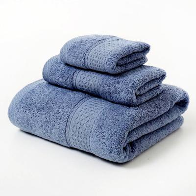 China 100% Cotton Plush Hand Towels Hypoallergenic Premium Woven Soft Highly Absorbent Soft Quick Dry Single Towels Color Bath Towels for sale