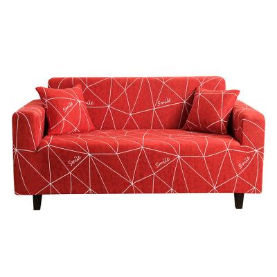 China Modern Custom Fitted Elastic Stretch Sofa Slipcover Printed Stylish Universal Sofa Cover Furniture Protector for sale