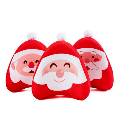 China Cute Cartoon Christmas Heart Shaped Memory Foam Anti-Static Custom Made Leg Support Pillow For Side Sleepers for sale