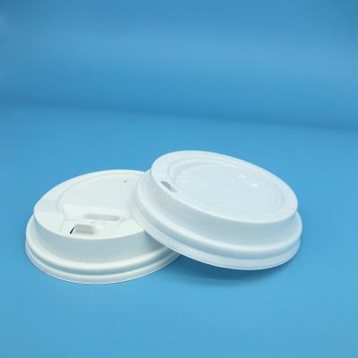 China Non Puddle PP PS Plastic Lid Cover Cap Stopper For Disposable Plastic Transparent Cup Or Paper Coffee Cups For Cold And Hot Drink for sale