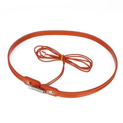 China Fast Heating And Even Customizable Silicone Heater Heater Belt Easy To Bend Good Waterproof Cable Compressor Heater Belt for sale