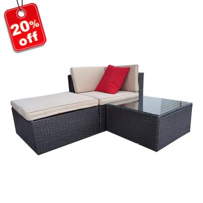 China Eco-freindly in Corner Sofa Outdoor Garden Store Leisure Rattan Furniture Modern Hotel Furniture for sale