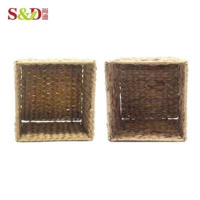 China Sustainable Hand - Woven Fruit Vegetable Wooden Rattan Basket Waterproof Folding Hanging Storage for sale