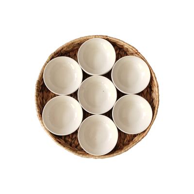 China Classic Wholesale Rattan Woven Dried Serving Dumpling Drinks Extra Large Eco Friendly Fruit Tray for sale