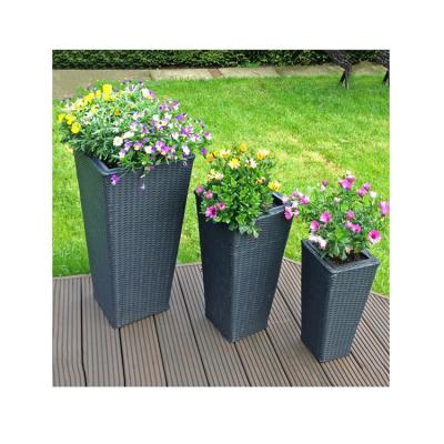 China GreenSun new design eco-friendly watering planter, plant pot, cheap plastic flower pot for home and garden for sale