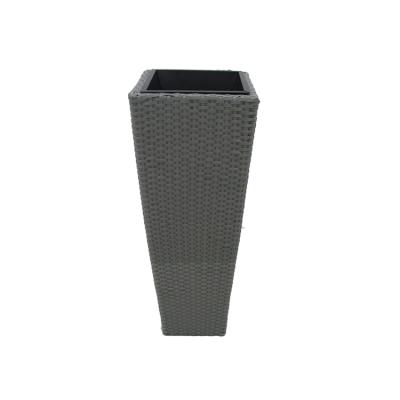 China Large Eco-friendly Outdoor Garden Used Planter Pot Plastic Flower Pot For Garden Plant for sale