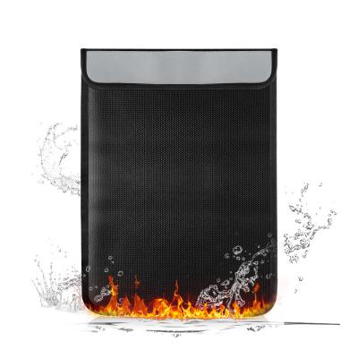 China Flap Zipper Flame Retardant Waterproof Folder Bags Custom Logo Bag Office Supplies Security Business Travel Document for sale