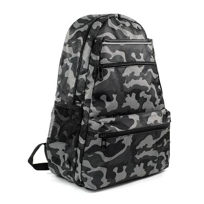 China Waterproof Tennis Tote Bag Backpacks Gym Bags Men Shoe Compartment Tennis Backpack Camouflage Multicolor Optional Gray for sale