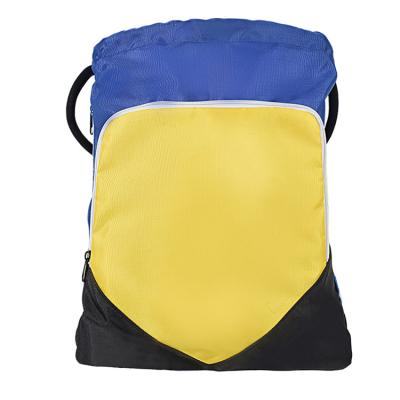 China Waterproof Sports Drawstring Backpack With Shoe Pocket String Backpack For Sport Traveling for sale