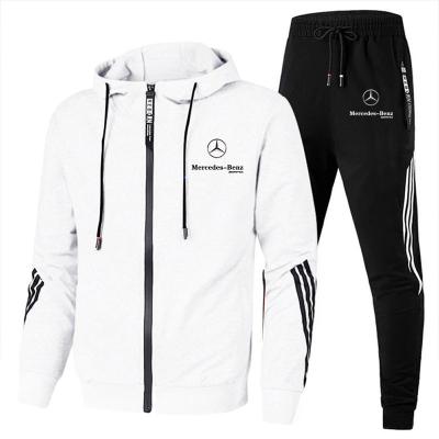 China Famous Brand Breathable Plus Size Mesh Fabric For Sport Wears Set Men Jogging Suit for sale