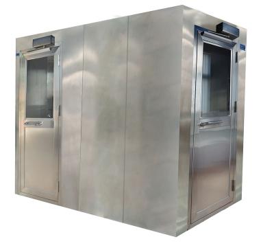 China Cleanroom Entry Air Shower Clean Room Manufacturer Cheap Price Modular Stainless Steel Air Shower For Clean Room for sale