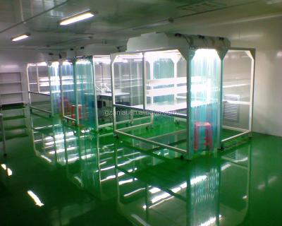 China ISO7 Class 10000 Modular Clean Room With HEPA Free Design Al-Cleanroom Ceiling for sale