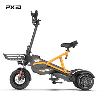 China PXID Unisex Fast Three Wheel Electric Off Road Scooter For Adults Food Delivery Three Wheel Electric Scooter for sale