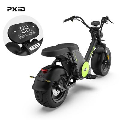 China PXID New Design 60V 20AH Battery Citycoco 2021 Electric Motorcycle Unisex Switchable Electric Scooter 2000W Motor for sale