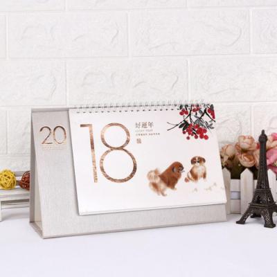 China Luxury Table Calendar Mini Desk Calendar With Custom Design for sale