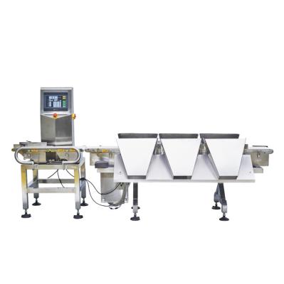 China Multi-Sorting Conveyor Weight Checker, Online Voedsel Weegmachine met hoge precisie Te koop