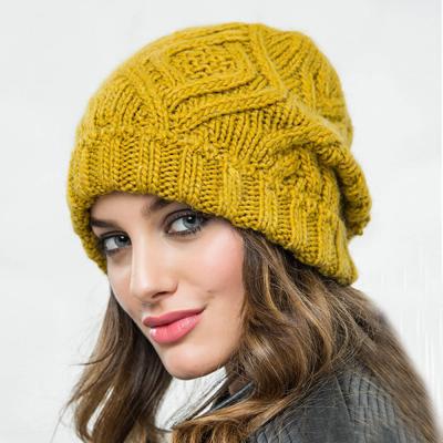 China 2019 COMMON Fashion Women Ladies Soft Knitted Hats Winter for sale