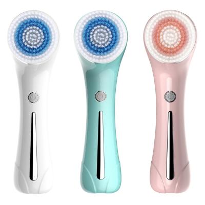 China Pore ​​Shrinking 2021 Electric Silicone Brush Multifunctional Home Use Face Beauty Facial Cleansing Equipment for sale