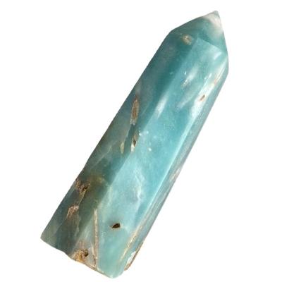 China China Wholesale Natural Rock Sky Blue Quartz Polished Singing Crystal Points Healing Crystal Magic Wands For Sale for sale