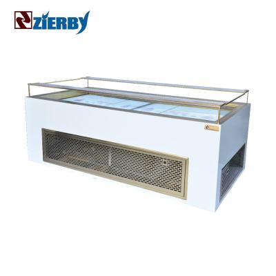 China OEM Kitchen Catering Display Device Commercial Pastry Display Refrigerator Top Open Fresh Showcase ZZPH-120 for sale