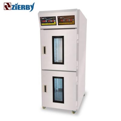 China Snack Factory 5 Stage 32 Tray Refrigerate Fermentation Dough Proofer Cabinet Machine Donut Proofer for sale