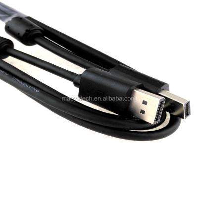 China Gold Plated COMPUTER DP to DP Cable Support 4K Resolution, Displayport to Displayport Cable for sale