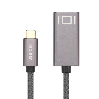 China Video Game Player Gray USB 3.1 Type-C to DisplayPort Audio and Video Cable for sale