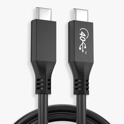 China Multi New Product Data Transfer Function High Speed ​​Type C Male Cable To C Male USB4.0 Cable 100W 40Gbps USB4.0 Extension Cable Compatible With USB 3.0 Cable for sale