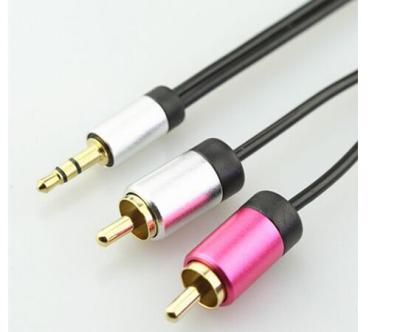 China Computer 3.5mm male to *2 RCA male or female for sale