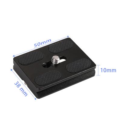 China Camera Accessories Factory Price 50mm Aluminum Alloy PU50 Camera Quick Release Plate for sale