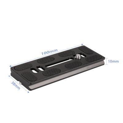 China : Camera Accessories PU100 PU-100 Quick Release Plate 100mm Long Plate With 1/4