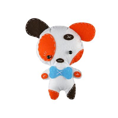 China Toy Custom Children Educational DIY Handmade Sewing Cloth Felt Dolls Toy Kit for sale