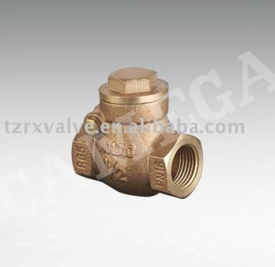 China Cast Bronze Swing Check Valve for sale