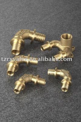 China DZR Burr Copper Brass Elbow Fitting for sale