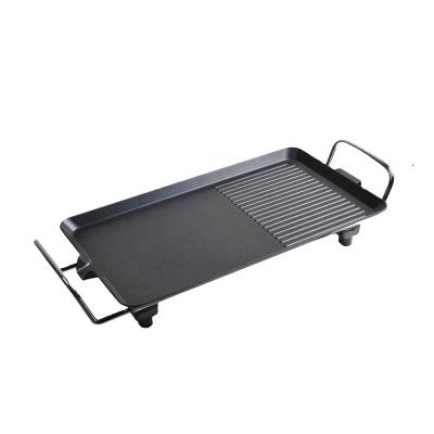 China Flat Household Electric Barbecue Grill And Griddle Pan for sale