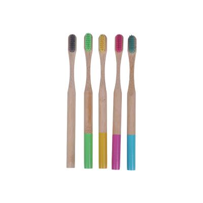 China Cosmetic biodegradable bamboo toothbrush set for home and travel/wooden bamboo toothbrush for sale