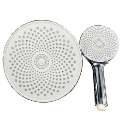 China With Switch Factory Direct Water Saving White Bathroom Accessories ABS 2021 Shower Black Top Shower for sale