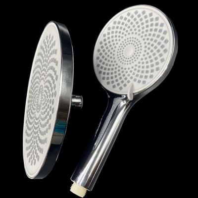 China With Slide Bar Water Saving ABS Hand Shower Showersolar Energy Bathroom Handheld Shower for sale