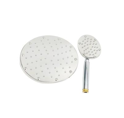 China Needle Free 8 Inch Rainfall Bathroom Rain Shower Combo Sets Round Modern Bathroom Shower Head Hotel Shower for sale