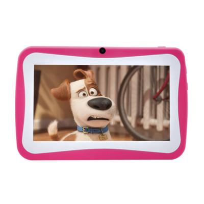 China Educational Kids Pad 7 Inch Android Tablet Which Can Put Sim Card Tablet PC With Silicone Cases Hold Kids Tablet for sale