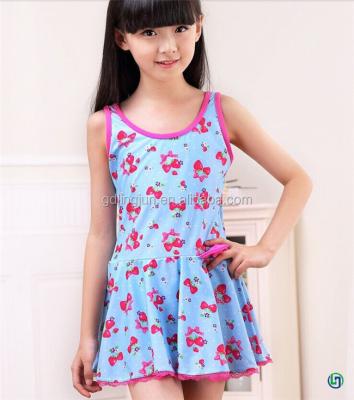 China OEM Anti-UV Custom Fashion Printing Popular Kids Swimwear For Girls for sale