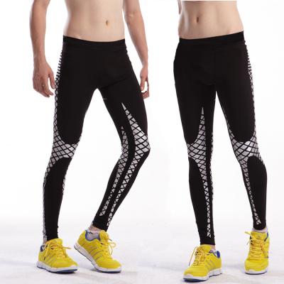 China Wholesale Antibacterial Sports Gaiters Mens Compression Wear Running Tights for sale