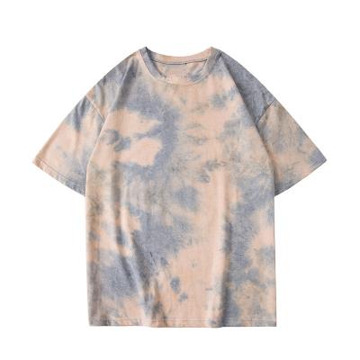 China Viable Wholesale Custom Loose TIE DYE Tee Shirt Men for sale