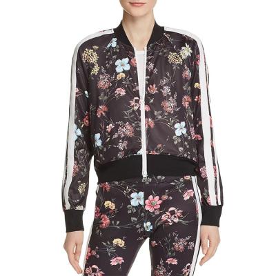 China Sustainable Wholesale Custom Women Sports Running Digital Floral Print Jacket for sale