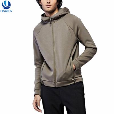 China Viable Men's Sports Coat Outwear Custom Private Logo Zipper Jacket Sweatshirts Casual Clothing Sport for sale